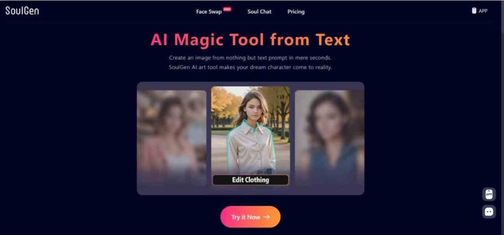 SoulGen Clothes Remover AI Tools