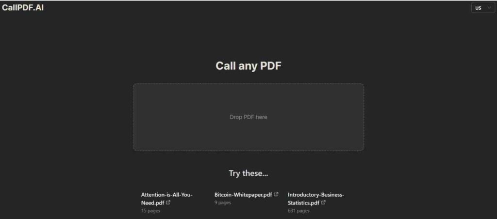 CallPDF.ai ai tools